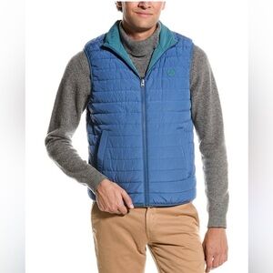 BROOKS BROTHERS Reversible Green/ Blue Sleeveless Puffer Men’s Vest Sz  XL